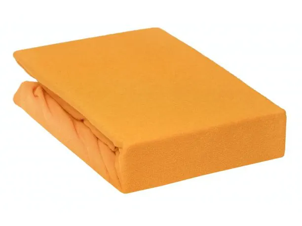 Prześcieradło Frotte z gumką - Miodowy - 220x200 - 033