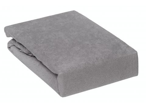 Prześcieradło Frotte z gumką ciemny popiel -  220x200 - 034 c Prześcieradło Frotte z gumką ciemny popiel -  220x200 - 034 c