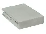 Prześcieradło Frotte z gumką popielate 120x200 034 j - Jasno popielate