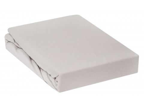 Prześcieradło Jersey z gumką popielate  140x200   034 j Prześcieradło Jersey z gumką popielate  140x200   034 j