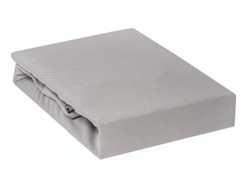Prześcieradło Jersey z gumką ciemny popiel - 120x200 -  034 c Prześcieradło Jersey z gumką ciemny popiel - 120x200 -  034 c