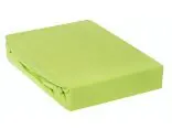 Prześcieradło Jersey z gumką limonka 120x200 - 035