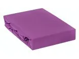 Prześcieradło Jersey z gumką Ciemny Fiolet - 180x200 - 037 - śliwka