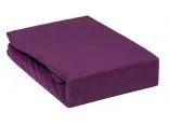 Prześcieradło Frotte z gumką Fiolet ciemny - 160x200 - 037 śliwka
