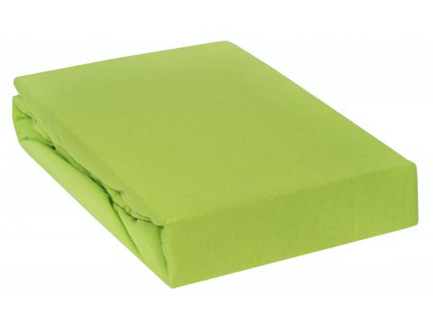 Prześcieradło Jersey z gumką 180x200 zielone jabłuszko 036 Prześcieradło Jersey z gumką 180x200 zielone jabłuszko 036