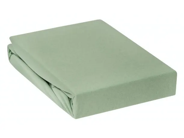 Prześcieradło Jersey z gumką 220x200 Ciemna oliwka 032