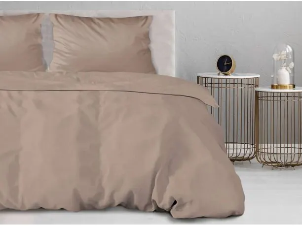 Komplet pościeli Bielbaw Jednobarwna Beż 220x200 greno