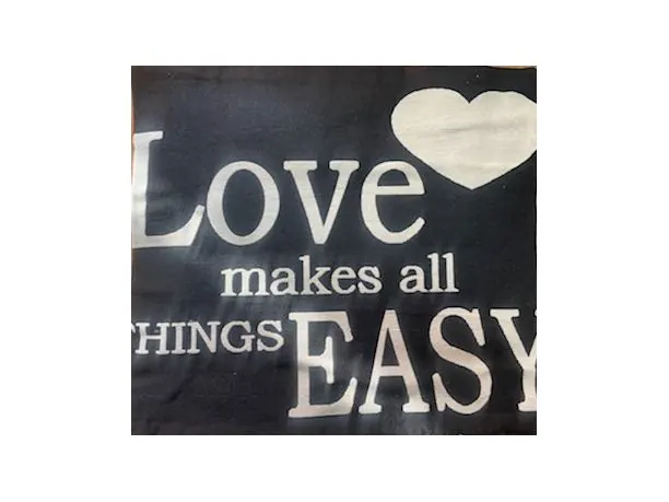 Poszewka dekoracyjna gobelinowa 40x40 love makes all - 1 szt