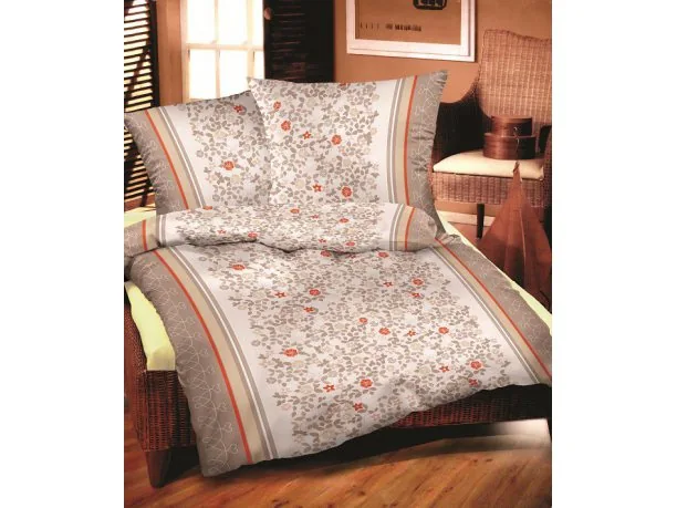 Pościel bawełniana Prześliczna Beż 160x200 Bielbaw