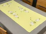 Bieżnik świąteczny 55x120 zajączki żółte int 5530 wielkanoc