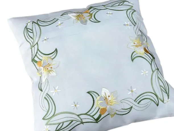 Poszewka dekoracyjna 40x40 żonkile 0407 wiosenna 1 szt