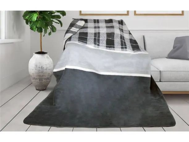 Koc Glamour 150x200 bawaria popiel Greno