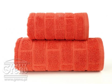 Ręcznik Brick - terra 70x140 jednobarwny Greno Ręcznik Brick - terra 70x140 jednobarwny Greno