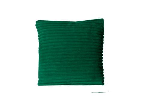 Poszewka dekoracyjna jednobarwna 40x40 dark green verona 1 szt  zieleń butelkowa