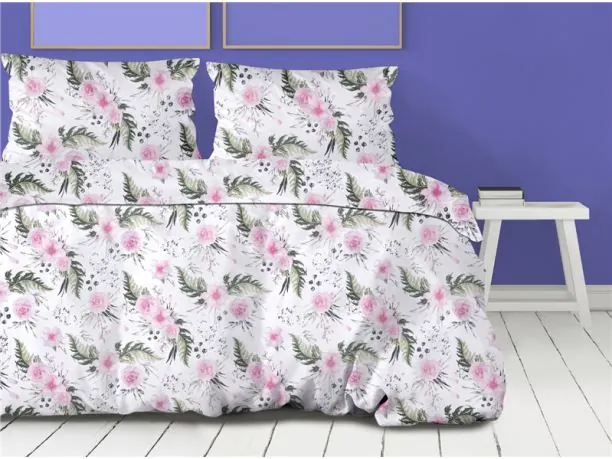 Pościel z bawełny 140x200 +70x80 wiosenny poranek Bielbaw