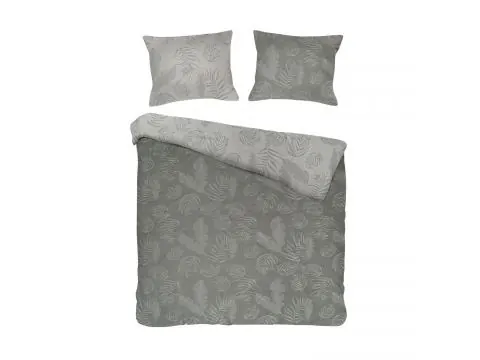 Pościel z bawełny 220x200 +2/70x80 bahama grey cottonlove jacquard