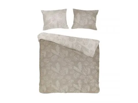 Pościel z bawełny 160x200 +2/70x80 bahama light brown cottonlove jacquard