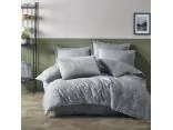 Pościel żakardowa 220x200 +2/70x80 marble grey cottonlove jacquard bawełna