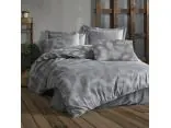 Pościel żakardowa 160x200 +2/70x80 spoty grey cottonlove jacquard bawełna