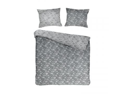 Pościel żakardowa 160x200 +2/70x80 spring grey cottonlove jacquard bawełna