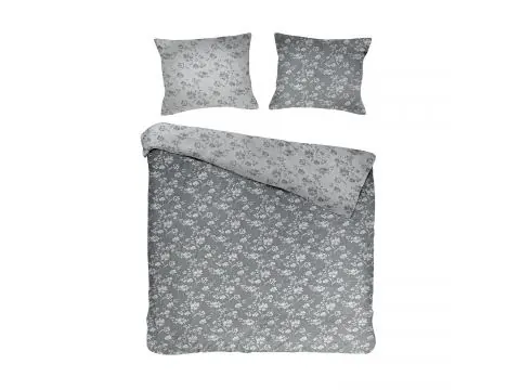Pościel żakardowa 220x200 +2/70x80 spring grey cottonlove jacquard bawełna