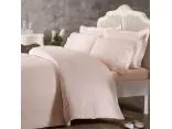 Ekskluzywna pościel satynowa z koronką Arian Pink 200x220 Tivolyo