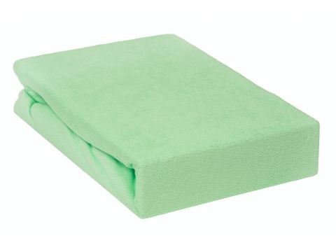 Prześcieradło Frotte z gumką seledyn  160x200      004