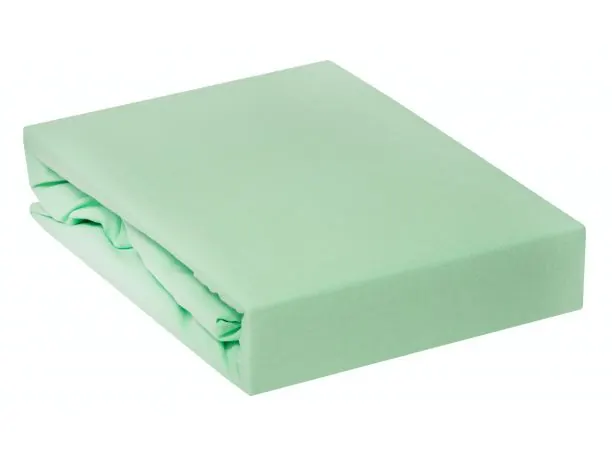 Prześcieradło Jersey z gumką seledyn 140x200 004