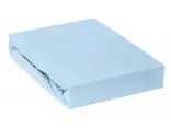 Prześcieradło Jersey z gumką niebieski jasny 220x200 005