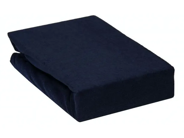 Prześcieradło Frotte z gumką granatowe 220x200 009 granat