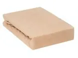 Prześcieradło Frotte z gumką beż jasny 90x200 015