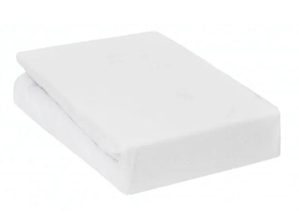 Prześcieradło Frotte z gumką białe 120x200 014