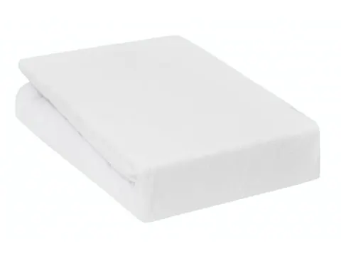 Prześcieradło Frotte z gumką białe 140x200 014