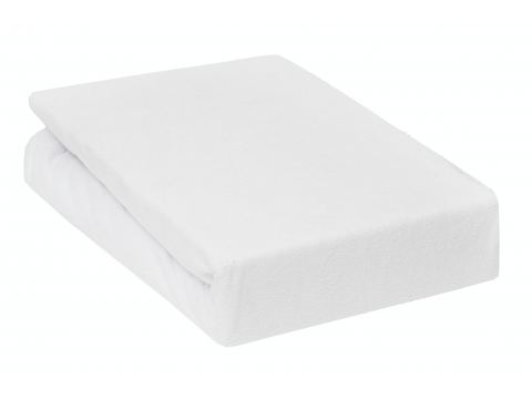 Prześcieradło Frotte z gumką białe 180x200      014