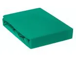 Prześcieradło Jersey z gumką zielone butelkowe 220x200 011
