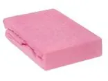 Prześcieradło Frotte z gumką ciemnoróżowe 140x200 013