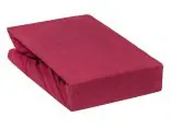 Prześcieradło Frotte z gumką bordo 90x200 018