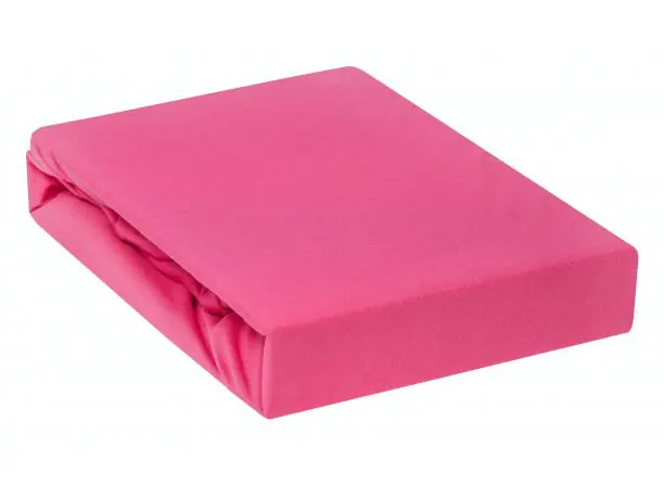 Prześcieradło Jersey z gumką malina 220x200 - 019 mailnowe