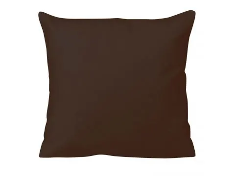 Poszewka satynowa jednobarwna 40x40 Brązowa 80053