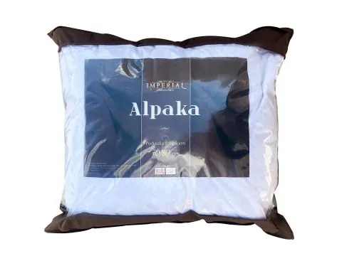 Poduszka - Imperial Alpaka - z alpaki 70x80 AMW z zamkiem