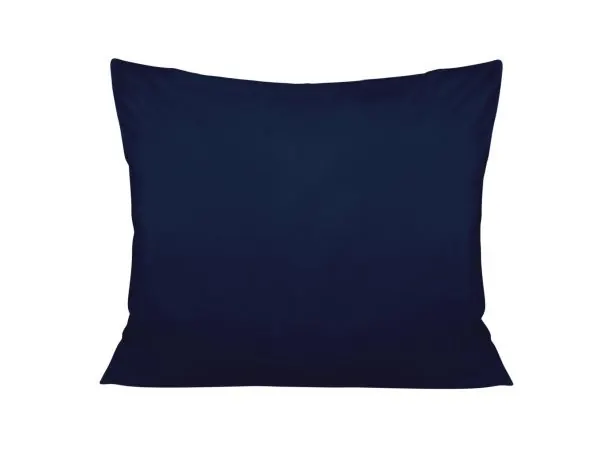 Poszewka satynowa jednobarwna 50x60 ciemny granat 026