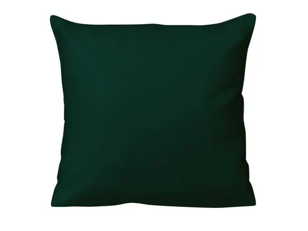 Poszewka satyna jednobarwna 40x40 zieleń butelkowa 036