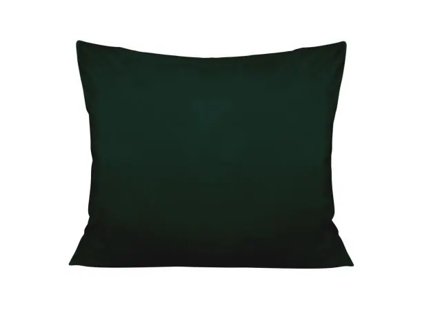 Poszewka satynowa jednobarwna 70x80 zieleń butelkowa 036