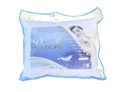 Poduszka Puch 50x60 AMW biała puchowa