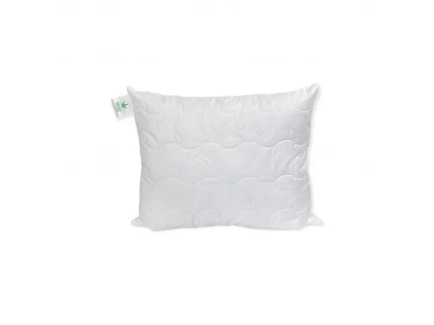 Poduszka pikowana z zamkiem 50x70 - relax CBD - z olejkiem konopnym