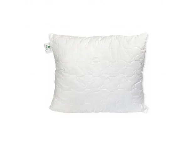 Poduszka pikowana z zamkiem 70x80 - relax CBD - z olejkiem konopnym