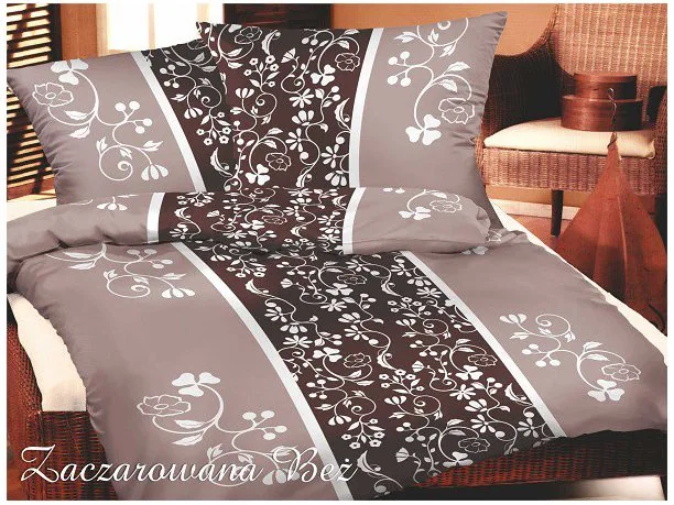 Pościel bawełniana Zaczarowana Beż 220x200 Bielbaw