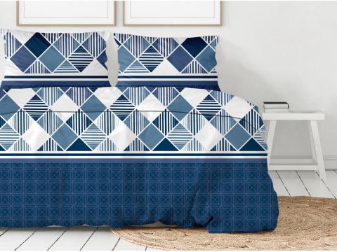Pościel bawełniana - 220x200 + 2/70x80 - Loft Bielbaw