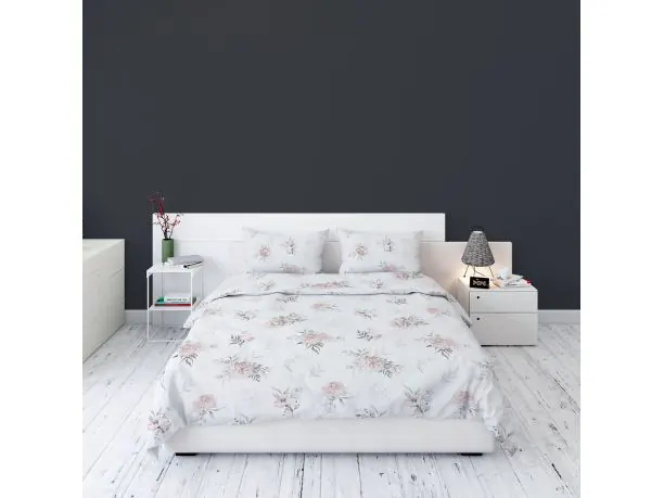 Pościel z Flaneli 220x200 wz 3998 A różyczki