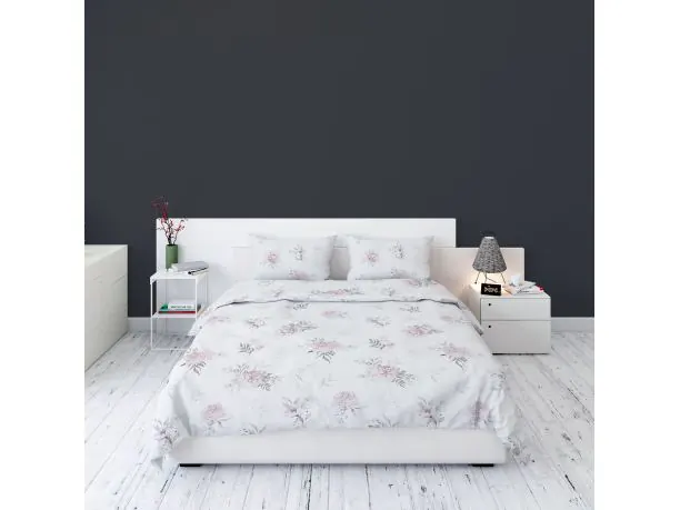 Pościel z Flaneli 220x200 wz 3998 B różyczki